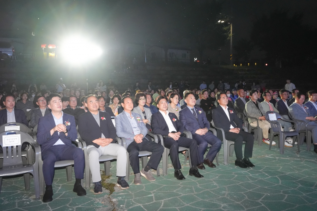 빛이 흐르는 회야강 조성 준공식 이미지(1)